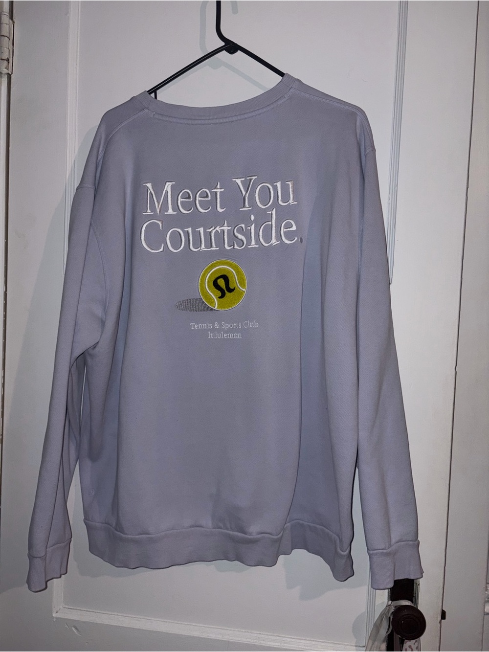 lululemon athletica 'Meet You' court side Crewneck Sweater - Light Lavender